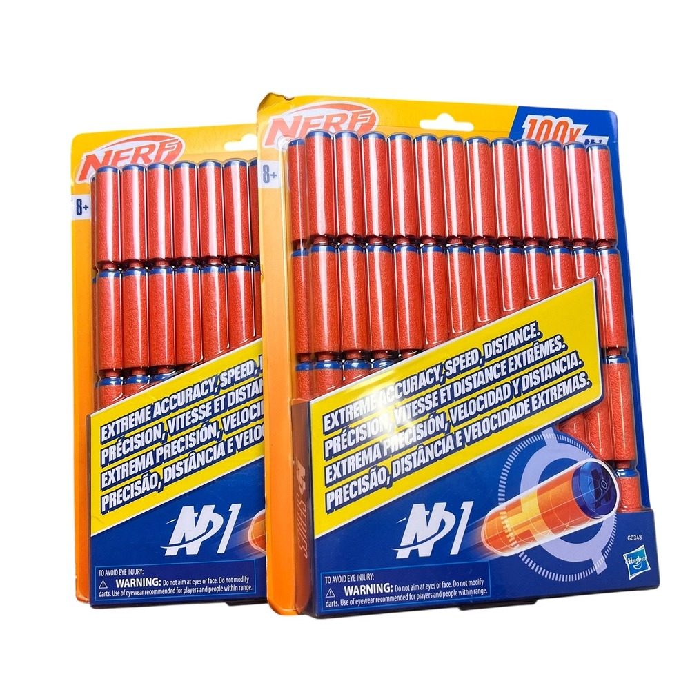 Nerf N Series N1 Darts Refill‎ Pack Lot of 200 Darts Total Hasbro G0348